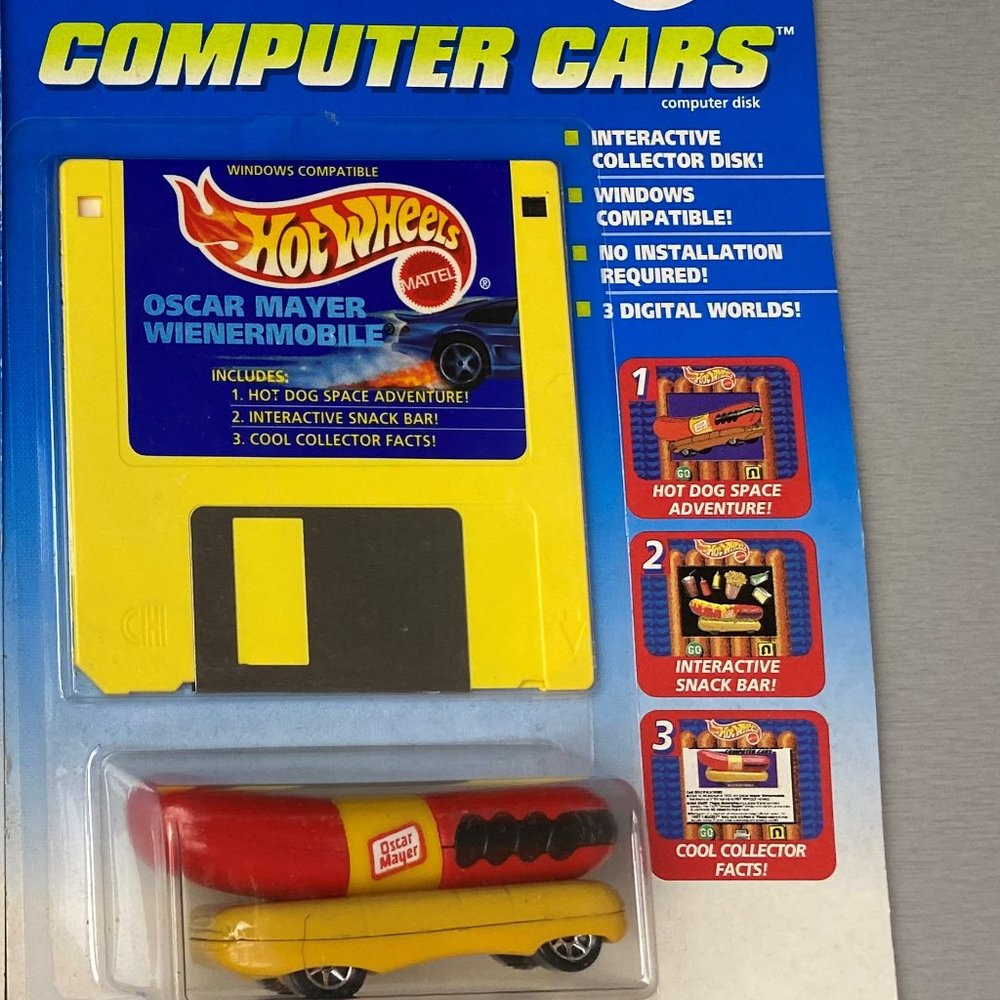 Hot Wheels Computer Car Oscar Mayer Wiener…